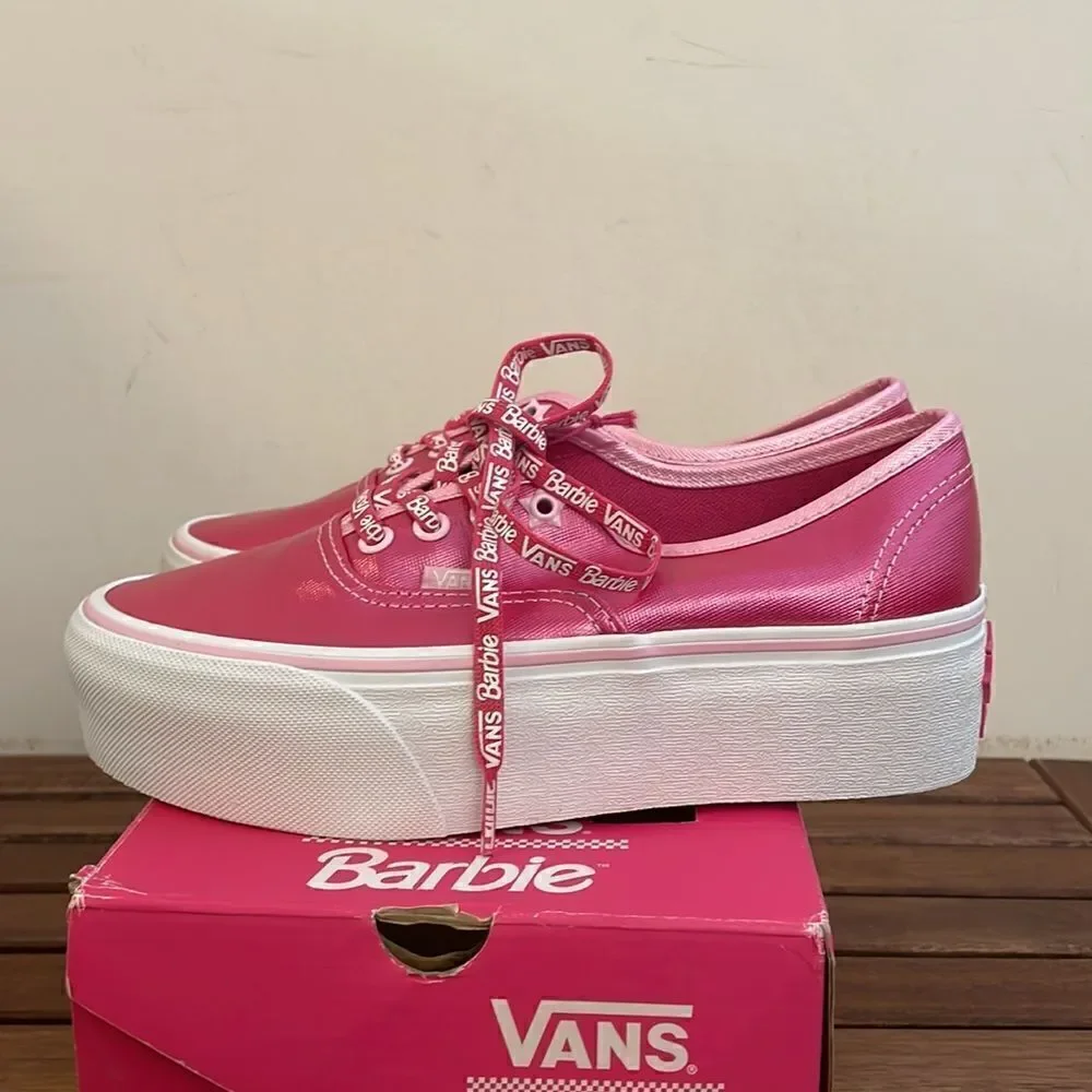 Vans Barbie Authentic Stackform Skate Shoes US Women 6/UK 3.5/EU 36